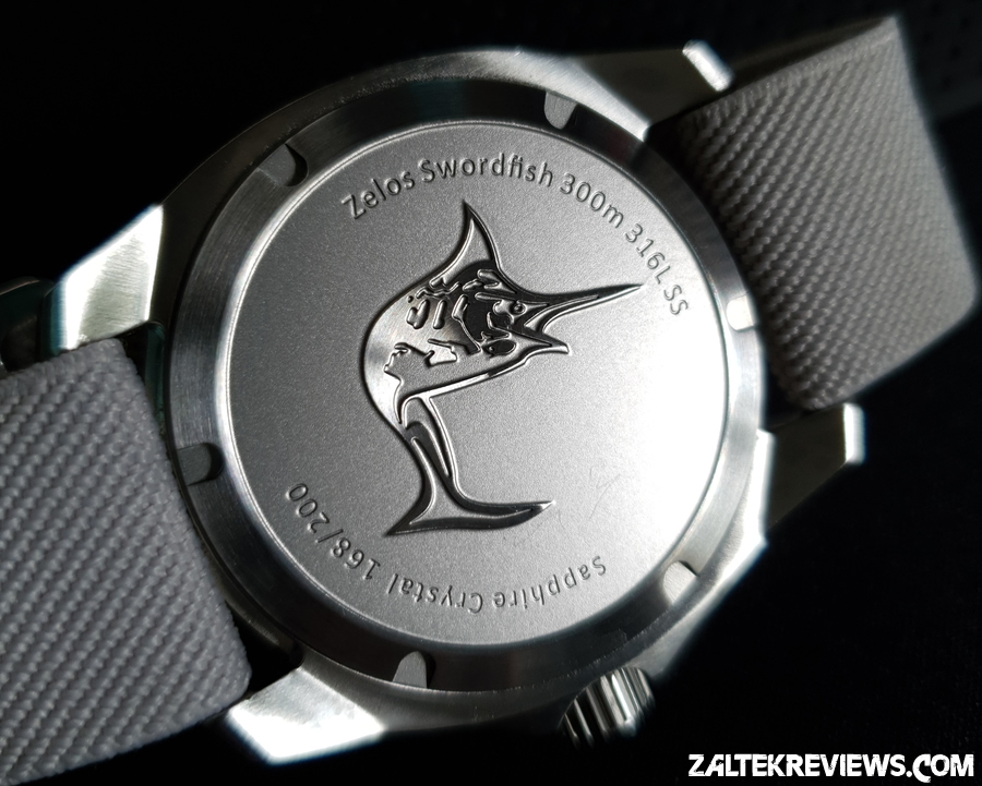 Zelos Swordfish v2 Caseback