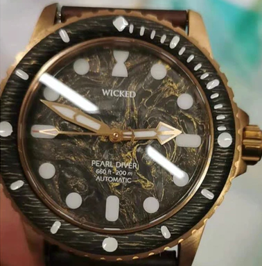 Wicked Pearl Diver 7 Pearl Diver | Carbon Bezel Insert