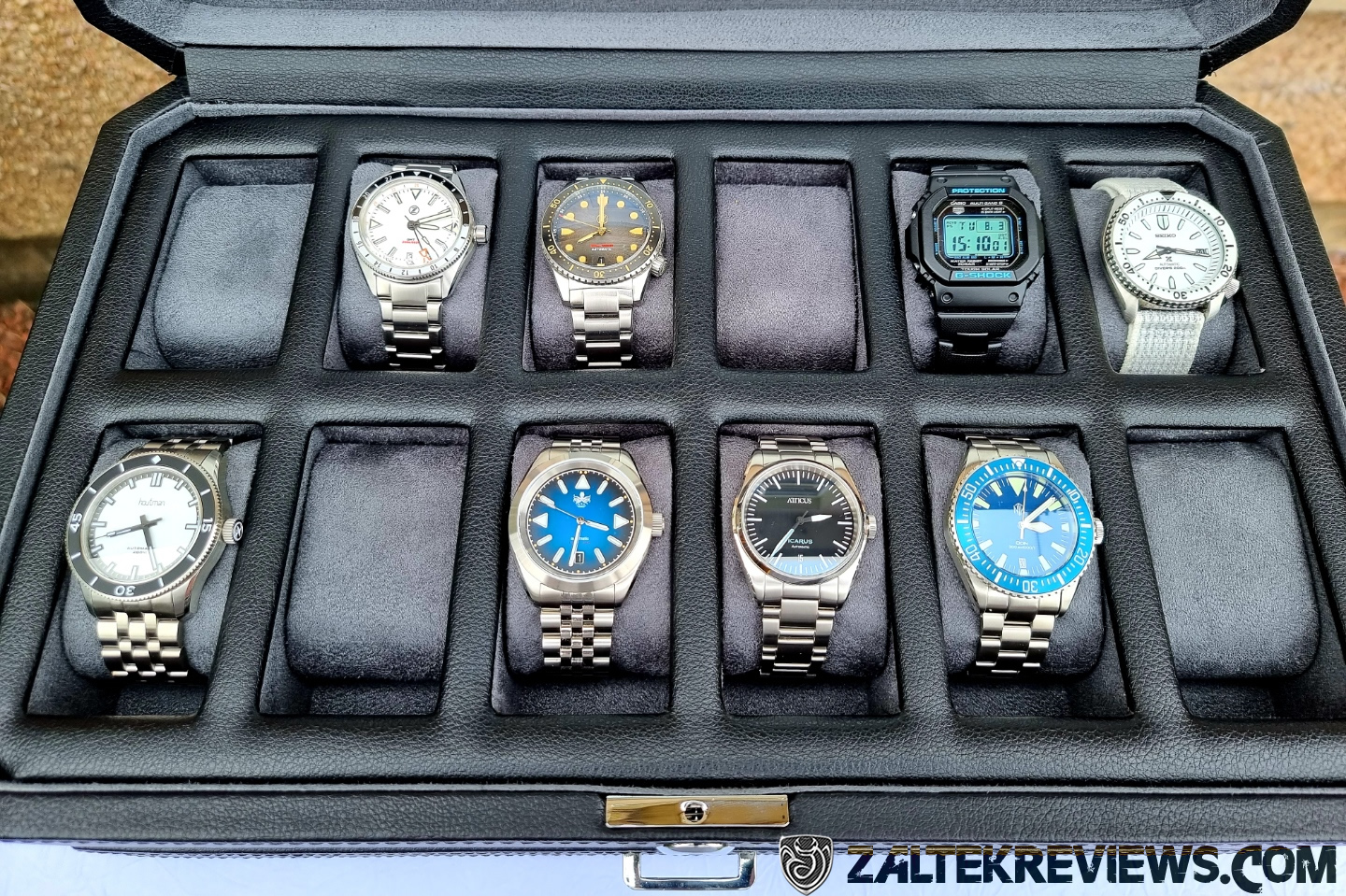 Blacklist Rothwell 12 Slot Watch Box Review