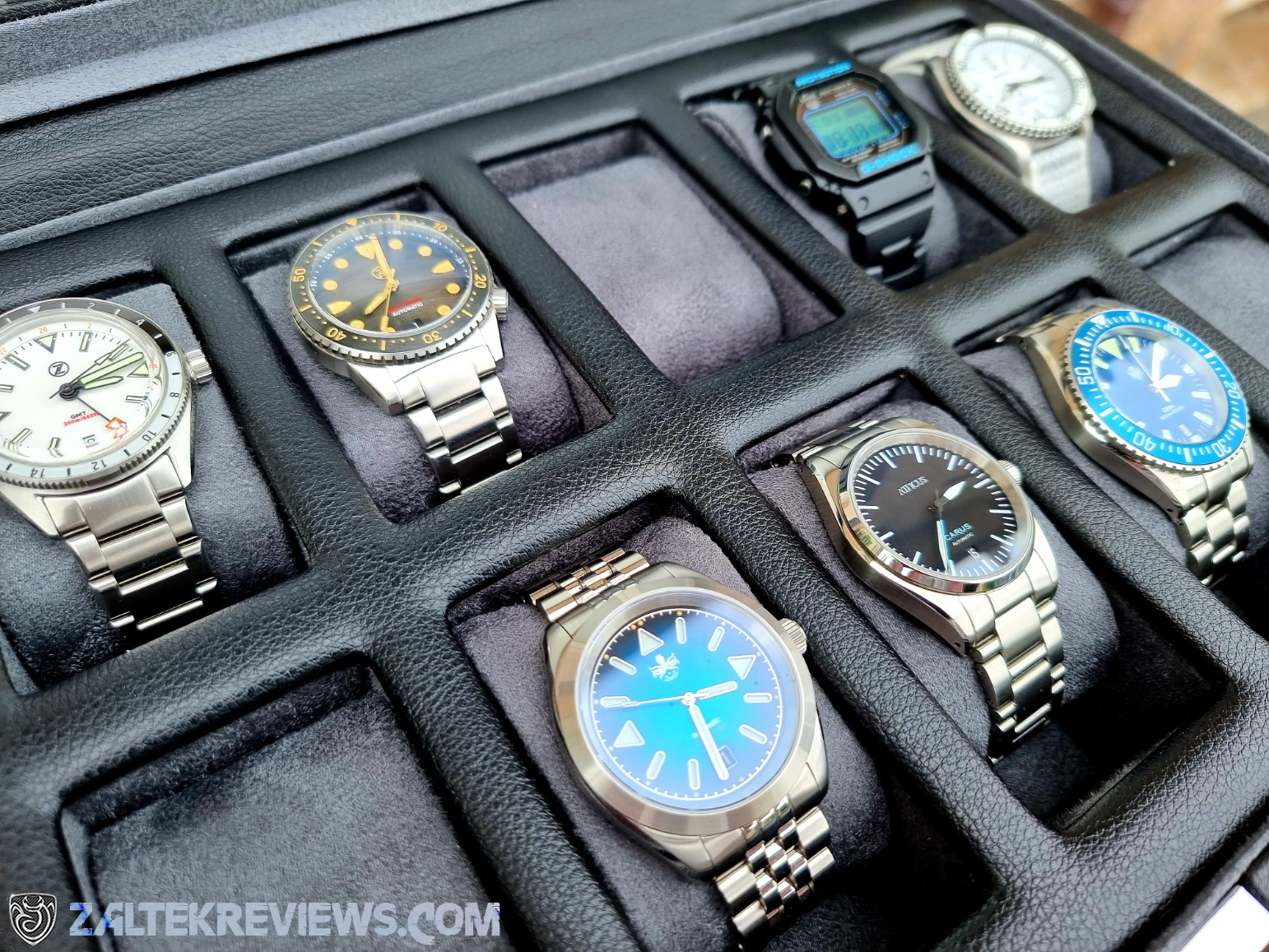 Blacklist Rothwell 12 Slot Watch Box Review