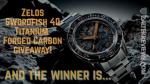 Zelos SF 40 Ti Giveaway WINNER!