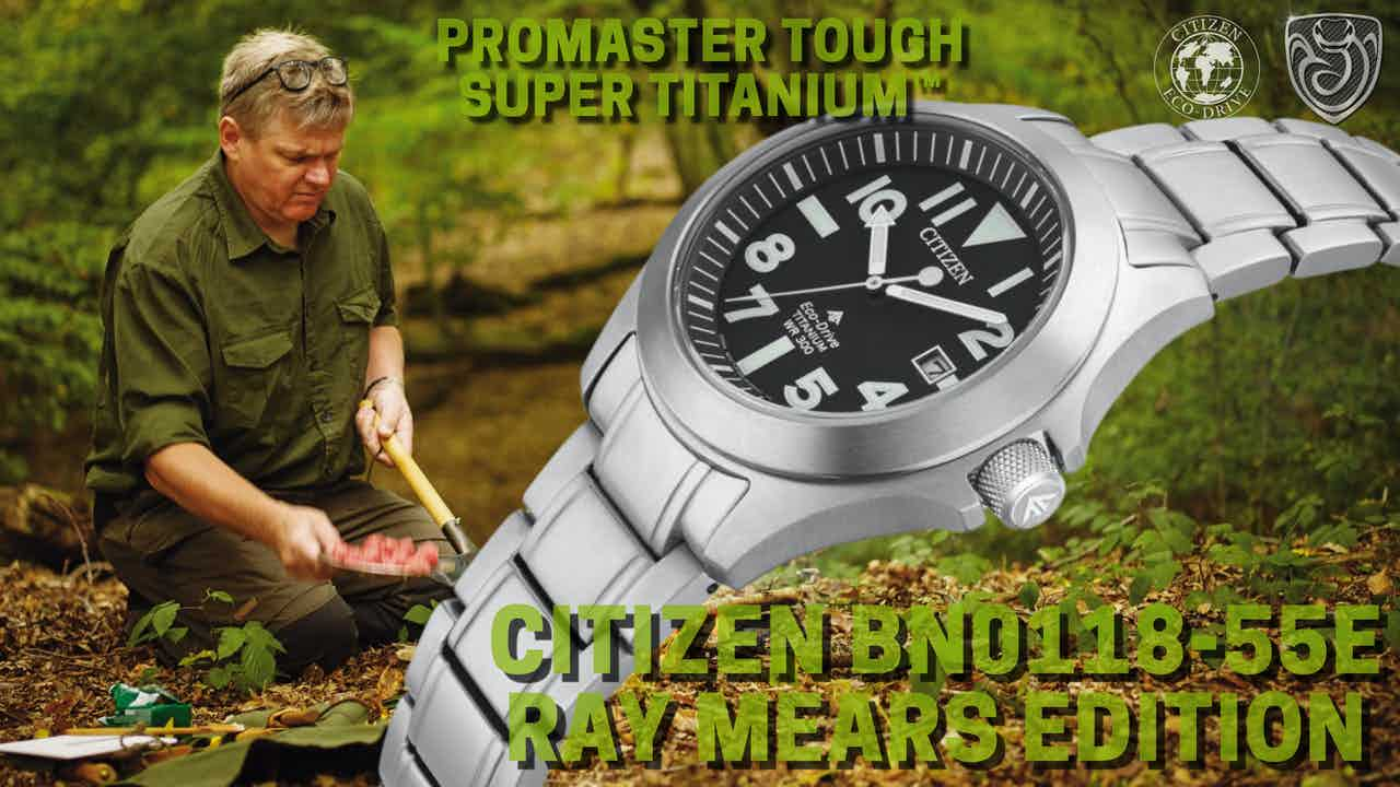 Citizen Promaster Tough Super Titanium BN0118-55E Ray Mears Edition