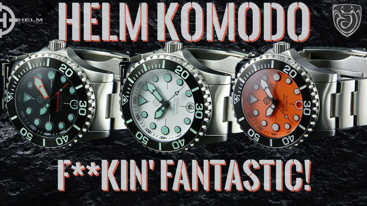 HELM Komodo 300m Dive Watch Review