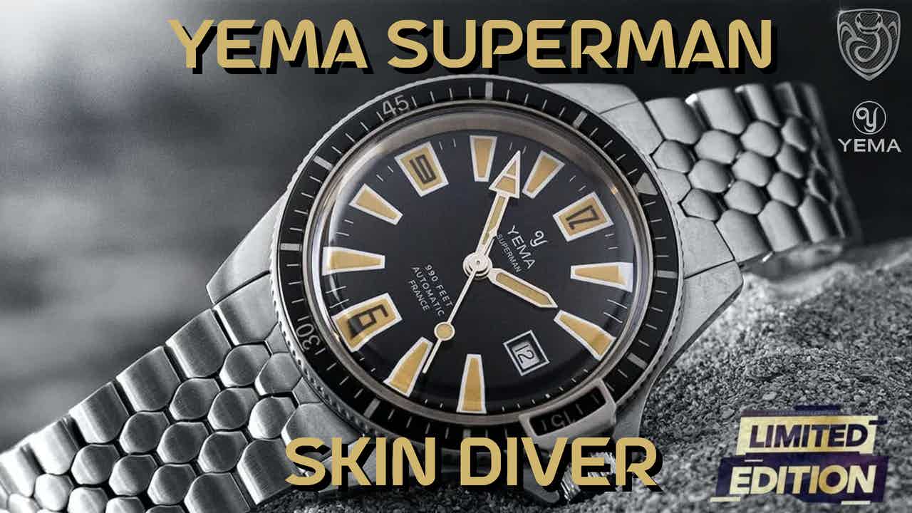 YEMA Superman Skin Diver Limited Edition 41mm Video Review
