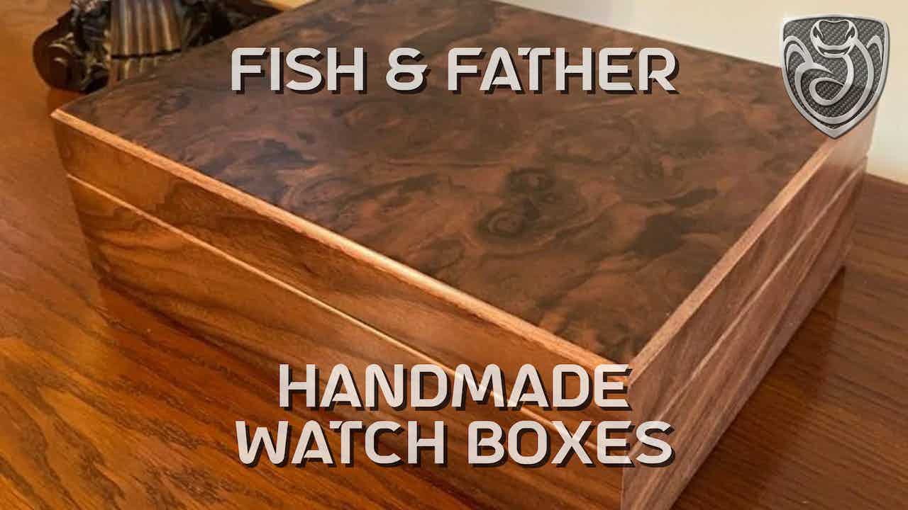 Fish and father watch box deals