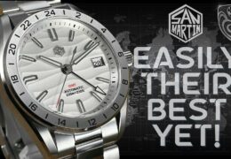 San Martin SN0129 Desert White GMT